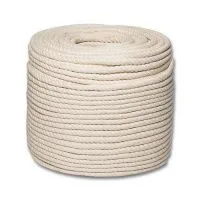 Веревка хлопчатобумажная ХБ 3-прядн.d. 12 мм в отр. по 44 м