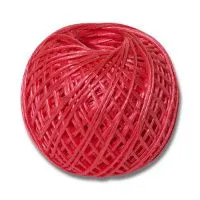 Шпагат полипропиленовый ПП 1600 текс в боб. по 0,2 кг красный в шт.